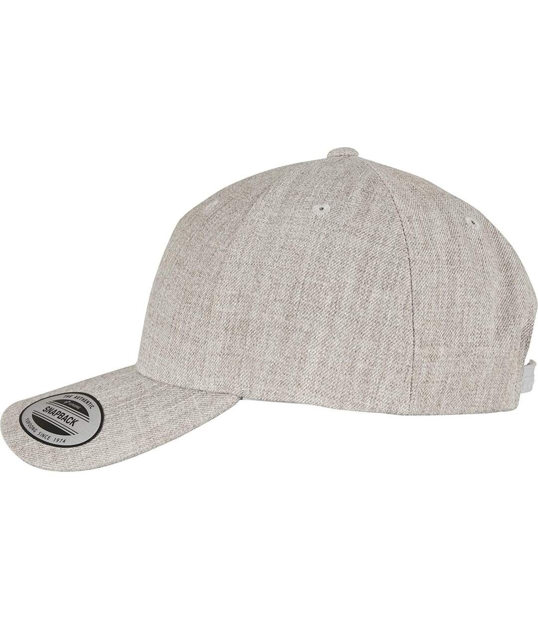 Casquette ajustable flexfit adulte gris Yupoong-3