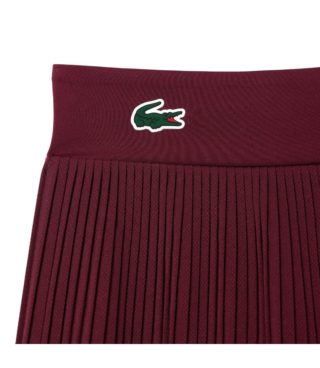 Womens/ladies Roland Garros Edition Sports Pleated Tennis Shorts Purple Lacoste-2