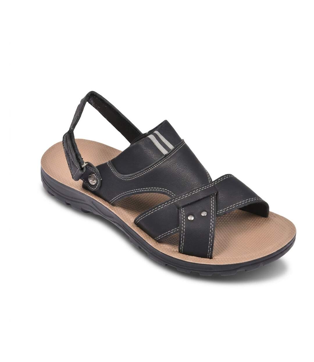 OZABI Sandales Homme Confort Semelle Souple Antiderapante Scratch 39-45-1