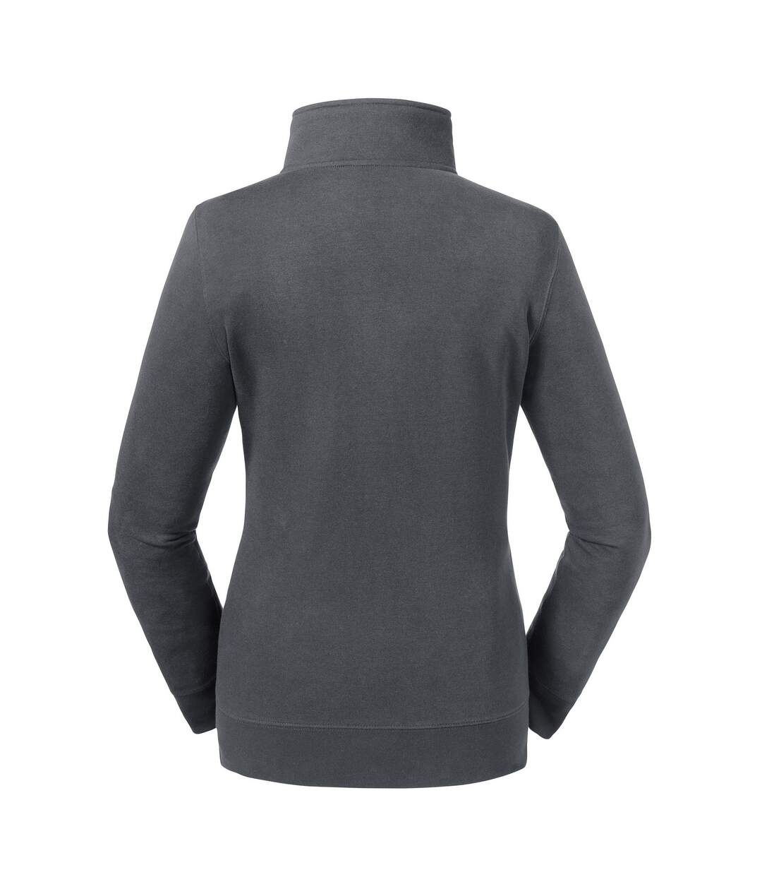 Veste De Survêtement Authentic Femme Gris Foncé Uni Russell-2