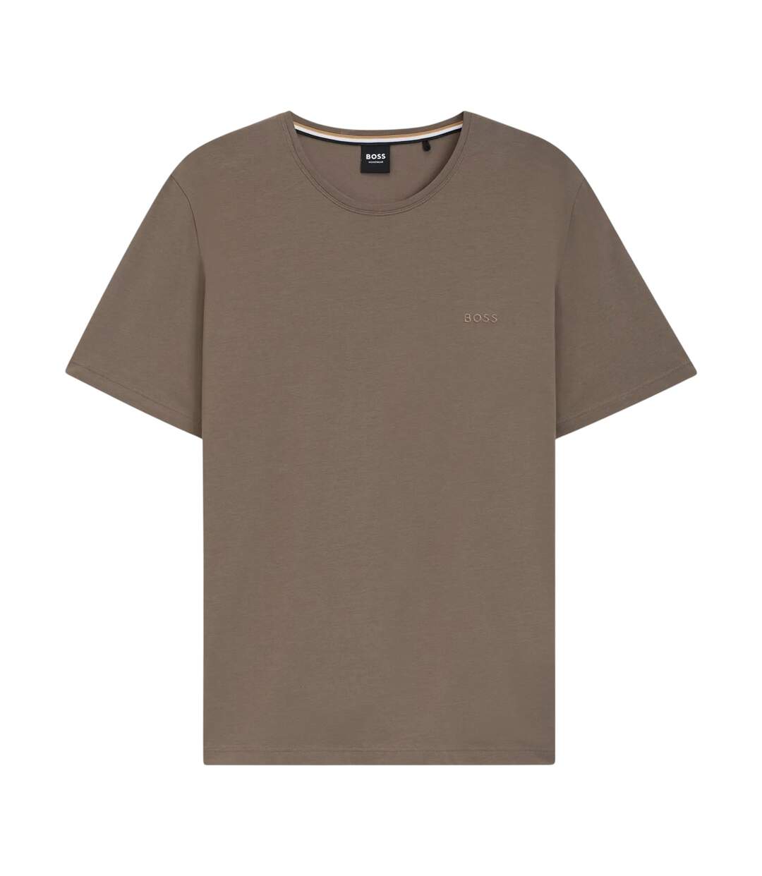 T-shirt Manches Courtes Mix&match Homme Marron Boss-1