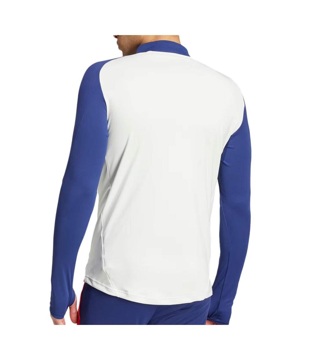 OL sweat training 1/4 zip blanc homme adidas tiro 24-2