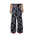 Pantalon fluide bleu/gris femme kaporal viral-1