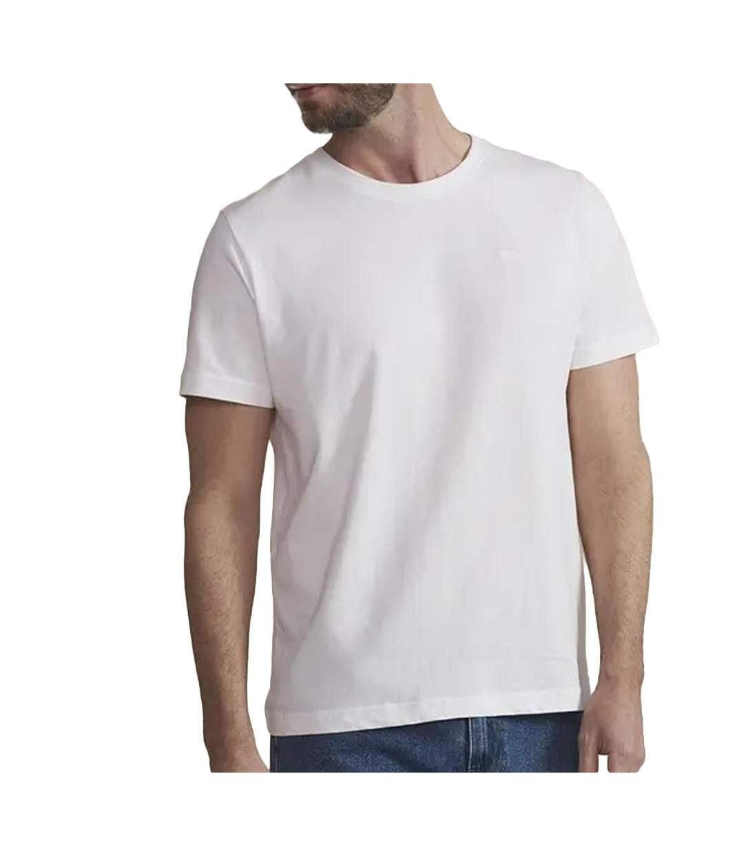 T-shirt blanc homme tbs pierre-1