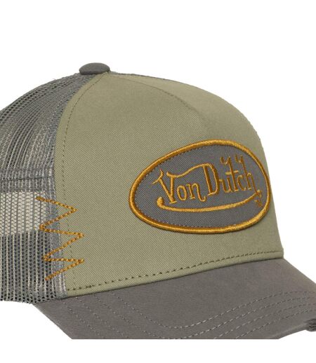 Casquette trucker avec filet effet usé avec filet et patch Used15 Vondutch