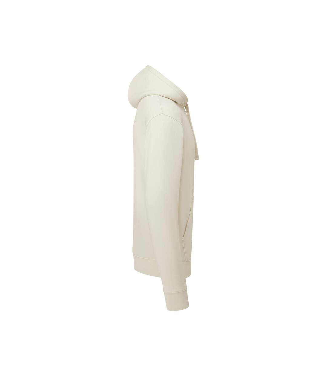Mens Authentic Hooded Sweatshirt / Hoodie Natural Russell-4