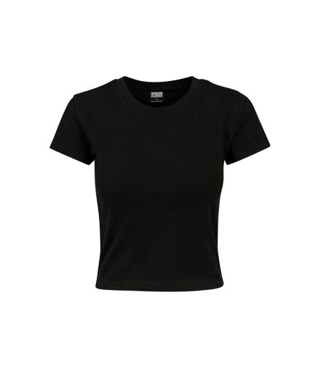 T-shirt Court Femme Noir Urban Classics