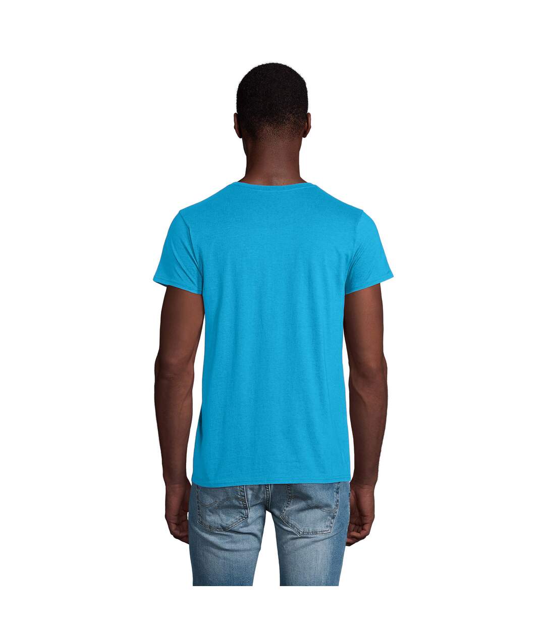 T-shirt Pioneer Homme Turquoise Pâle SOLS-3