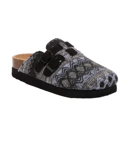 Womens/ladies abel plus zig zag mules black Rocket Dog