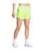 Womens/ladies Flex Woven Running Shorts Lime Green Under Armour-4