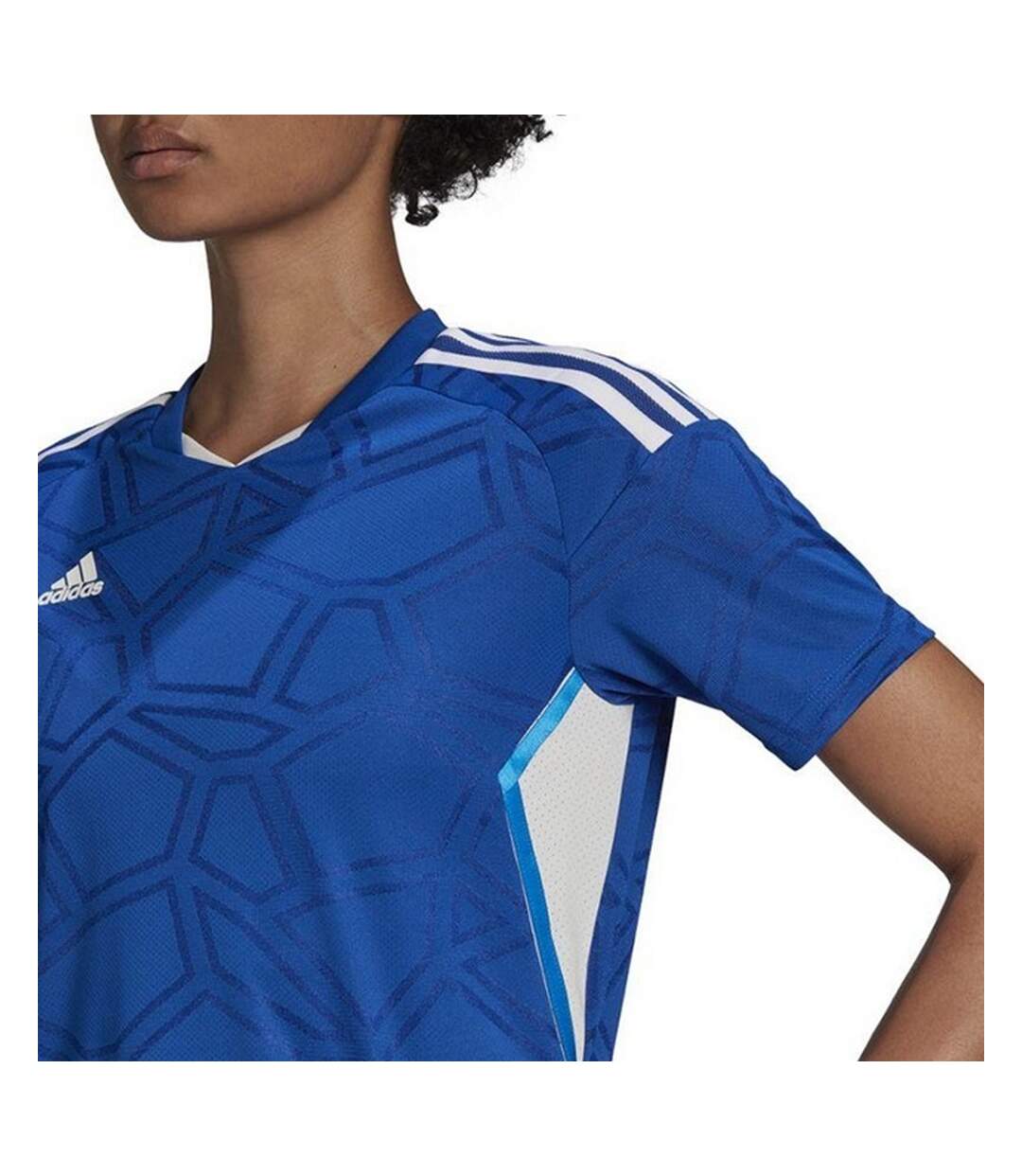 T-shirt Condivo Match Day Femme Bleu Adidas-4