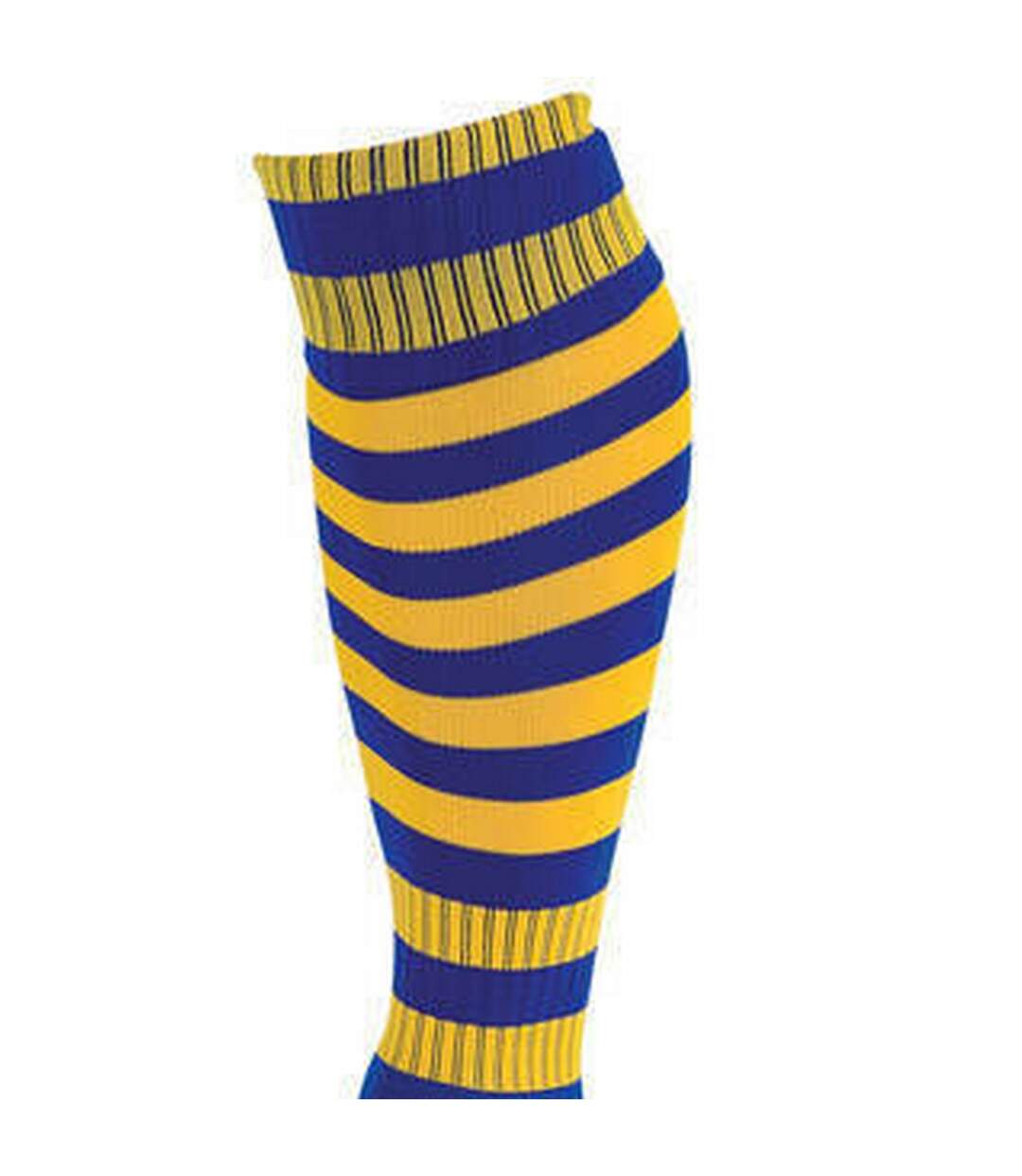Unisex adult pro hooped football socks royal blue/gold Precision-2