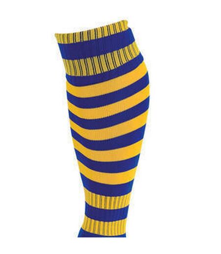 Unisex adult pro hooped football socks royal blue/gold Precision