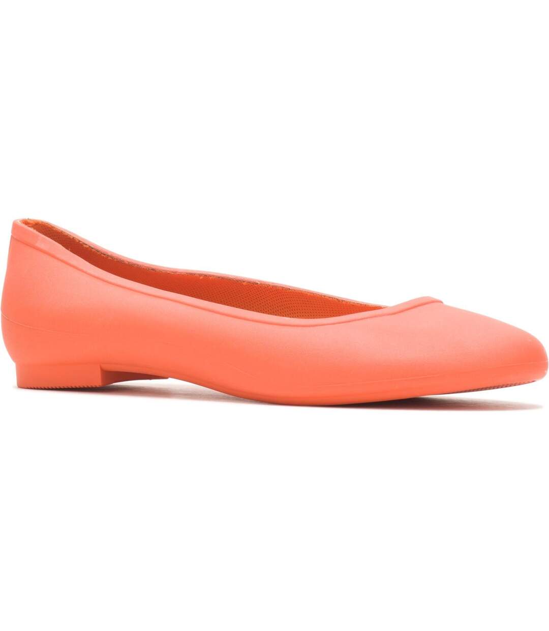 Womens/ladies brite pops ballerina flats orange Hush Puppies-1