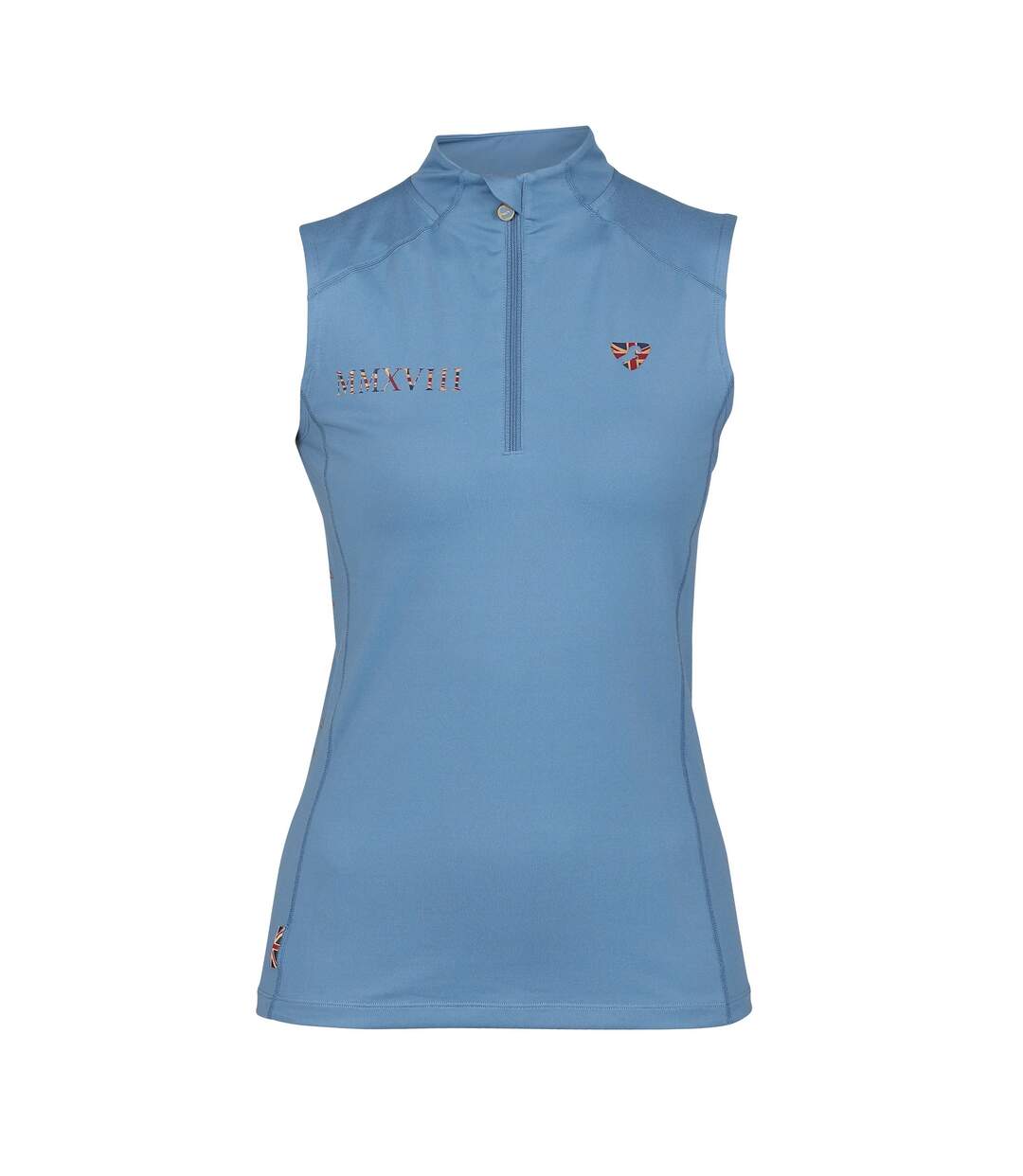 Womens/ladies Team Sleeveless Base Layer Top Steel Aubrion-1