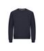Mens Miami Pro Round Neck Sweatshirt Dark Navy Clique-1