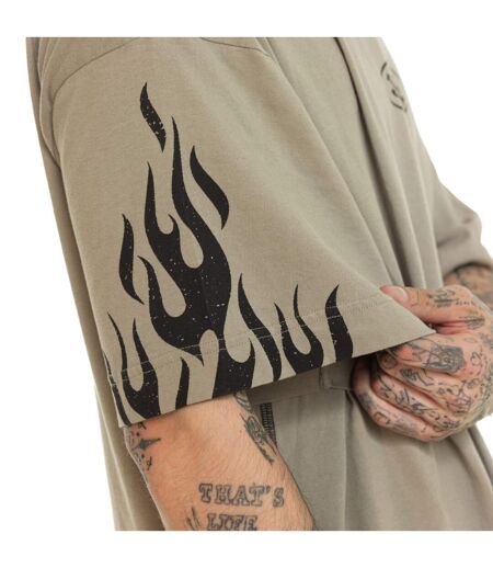 T-shirt homme relax en jersey 180GSM avec print devant et dos Boston Vondutch