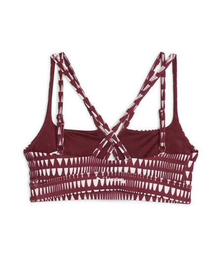 Brassière bordeaux femme puma lemlem impact