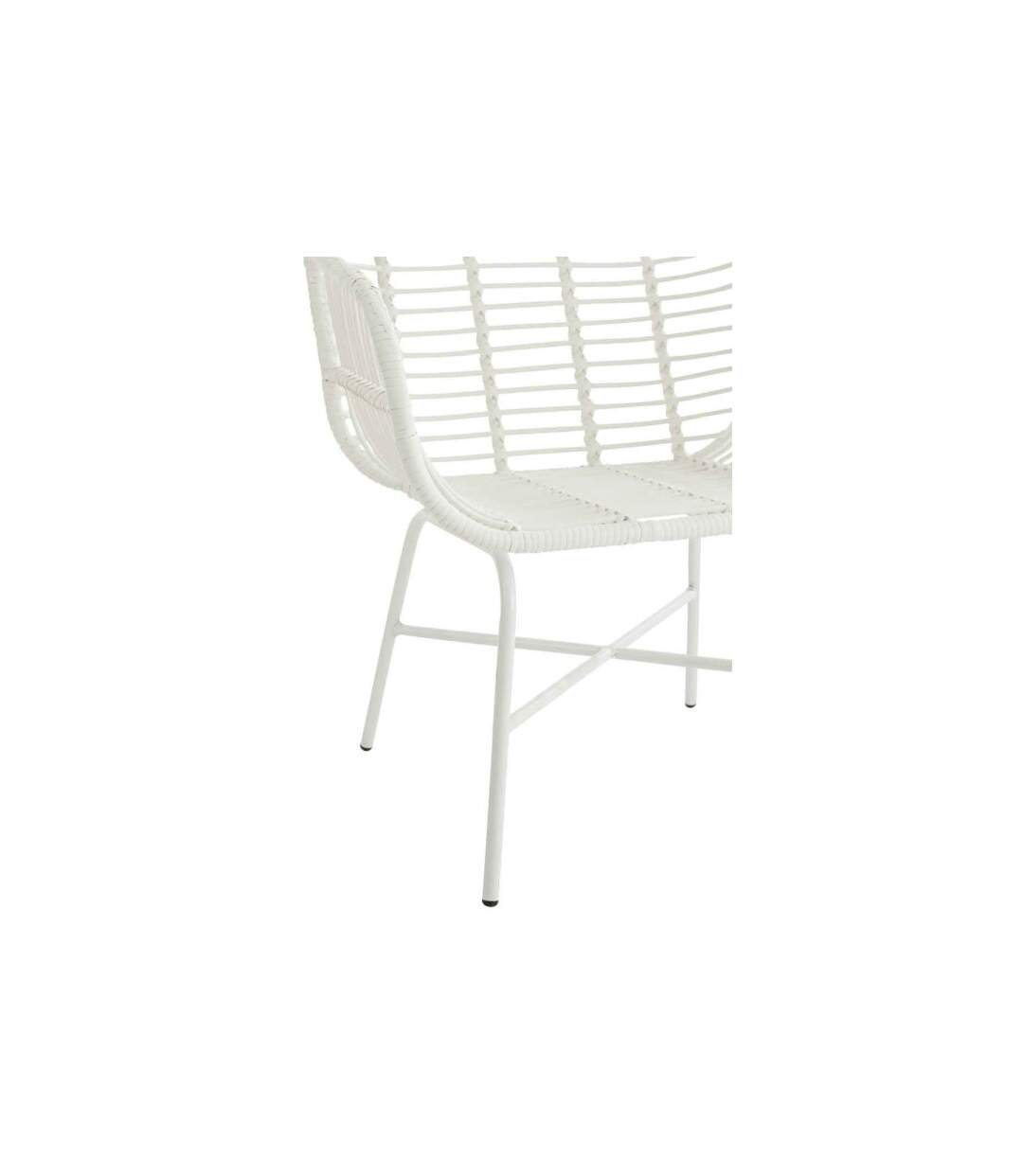 Chaise de Jardin Design Celeste 82cm Blanc-5