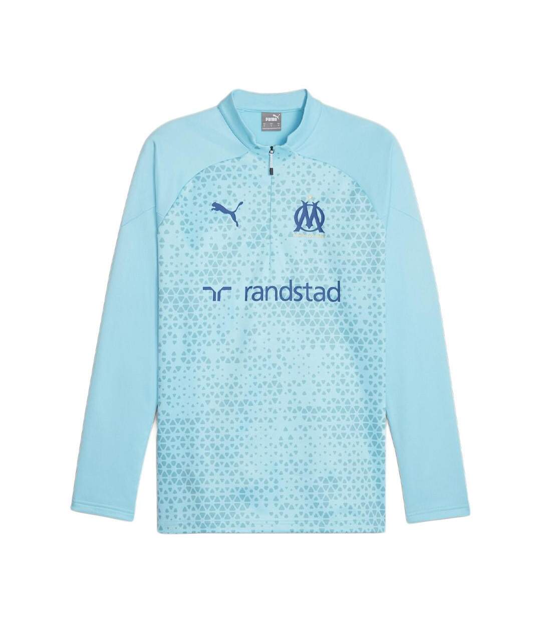 OM Sweat D'entrainement Bleu Homme Puma 2023/24 - L-1