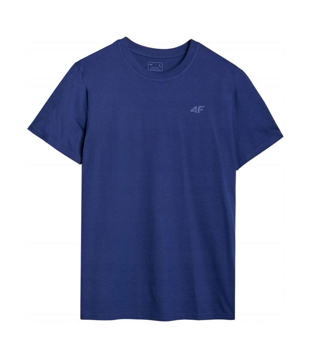 T-shirt Motif/style Uni Homme Bleu Foncé 4F-2
