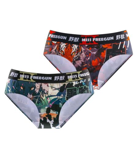 Lot de 2 culottes femme Panther Tiger Freegun