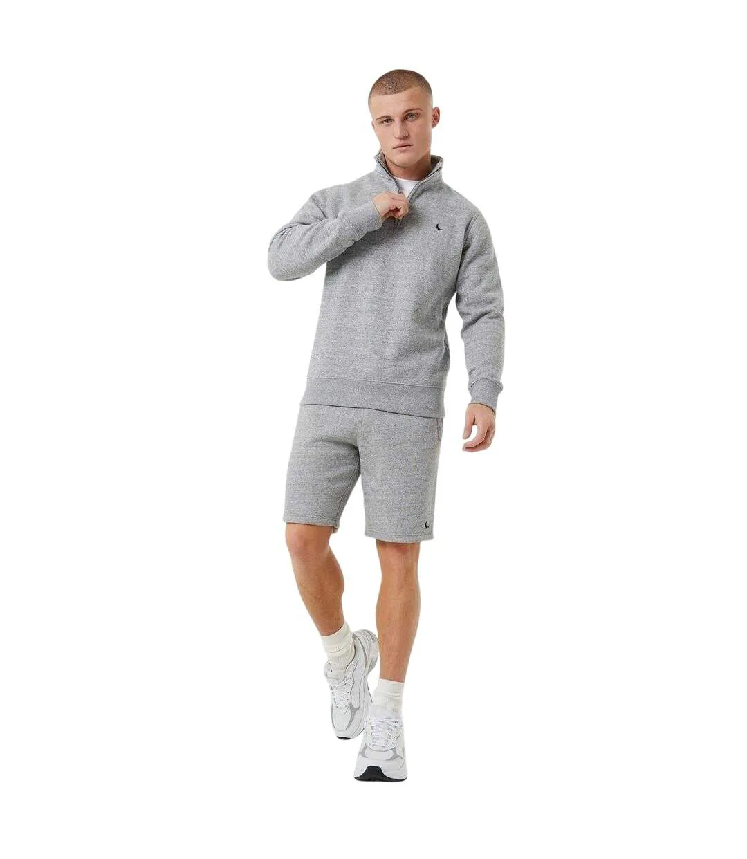 Sweat Barchester Homme Gris Chiné Jack Wills-3