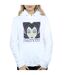 Disney Sweat à capuche à tête courte Femme/Ladies Maleficent (Blanc) - UTBI5033-3
