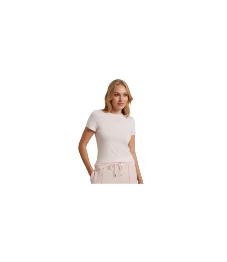 Womens/ladies Plain Lightweight Fitted T-shirt Pink Ted Baker