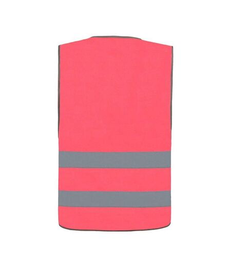 Gilet Haute Visibilité Passau Adulte Rose Néon Korntex