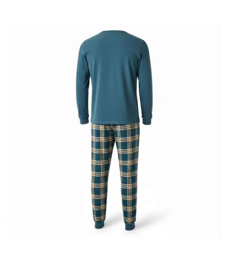 OZABI Ensemble Pyjama Homme Doublé Polaire Broderie Weekend Vibes
