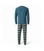 OZABI Ensemble Pyjama Homme Doublé Polaire Broderie Weekend Vibes-3