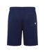 Mens Cotton Blend Sweat Shorts Navy SoulCal-2