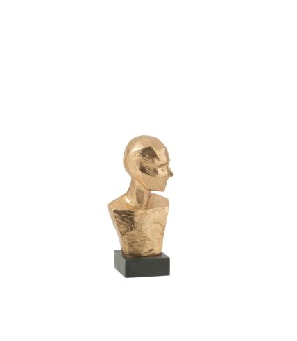 Paris Prix - Statuette Déco buste Géométrique 38cm Or