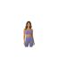 Brassière De Sport Motif/style Côtelé Femme Orange Clair USA-1