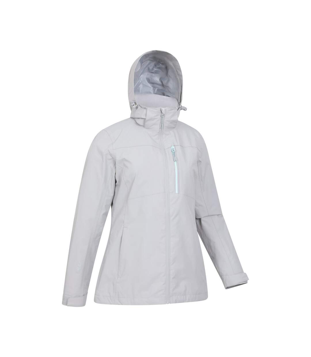 Womens/ladies Rainforest Ii Extreme Waterproof Jacket Grey Mountain Warehouse-3
