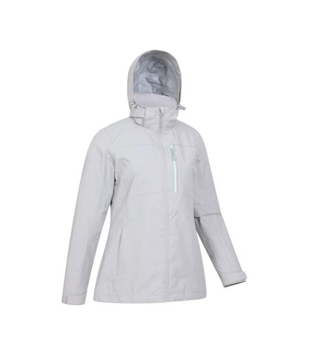 Womens/ladies Rainforest Ii Extreme Waterproof Jacket Grey Mountain Warehouse