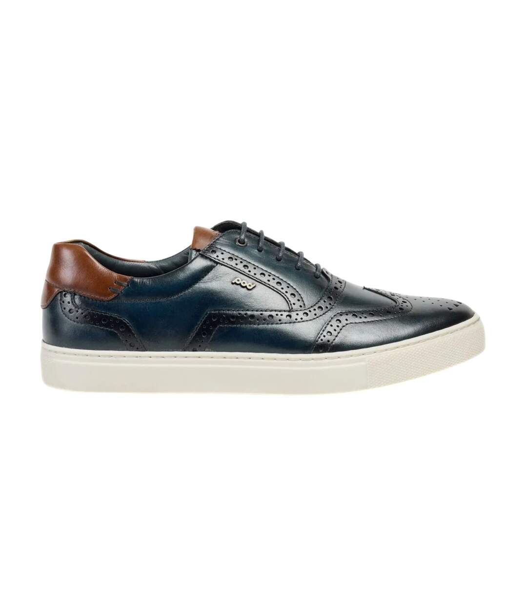 Mens Dobbs Brogues Navy POD-3