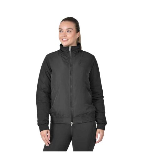 Womens/ladies Team Full Zip Blouson Jacket Black Dublin