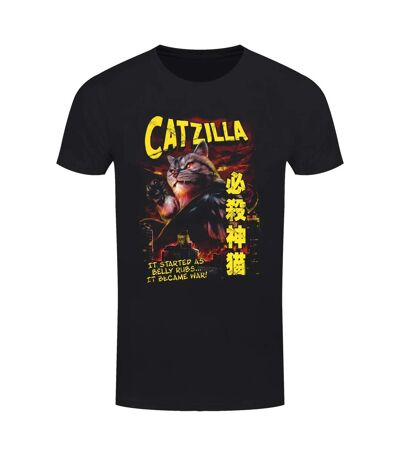 Horror Cats - T-shirt CATZILLA - Homme (Noir) - UTGR6997