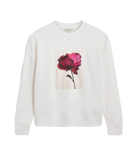 Pull Motif/style Floral Femme Blanc Cassé Ted Baker