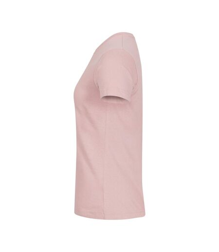 Womens/ladies Plain T-shirt Candy Pink Clique