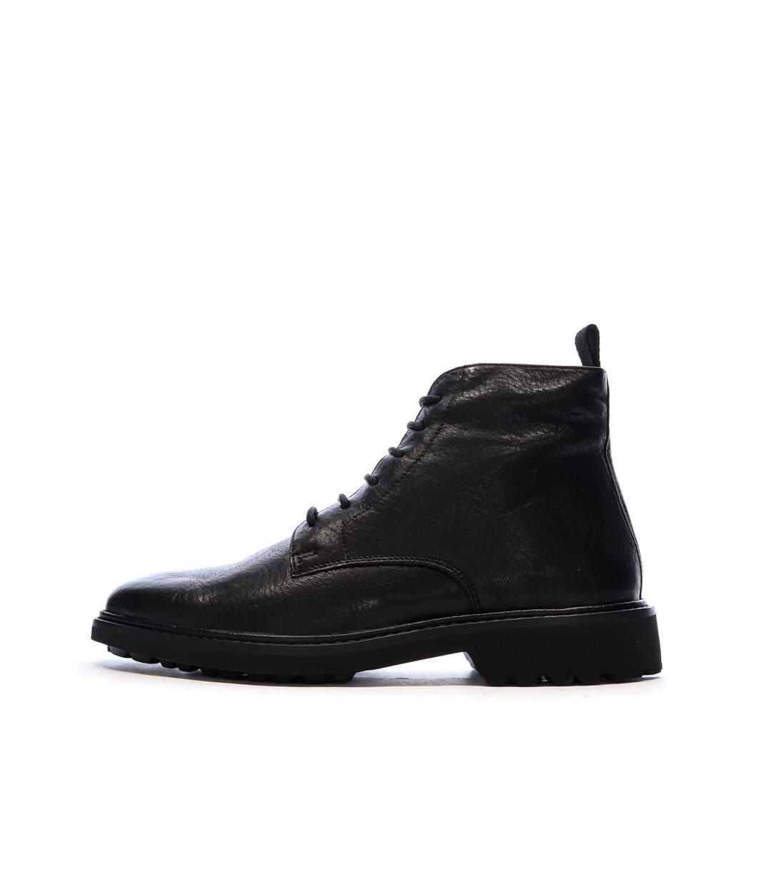 Bottines noires homme geox cannaregio-1