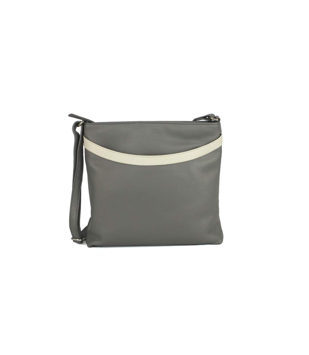 Sac à main aimee femme one size gris / blanc Eastern Counties Leather-1