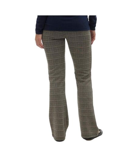 Pantalon gris à carreaux femme mamalicious nabi - l