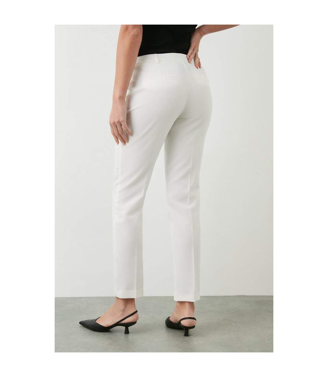 Pantalon 7/8 femme blanc cassé Dorothy Perkins-2