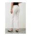 Dorothy Perkins Womens/Ladies Tall Ankle Grazer Trousers (Cream) - UTDP2012