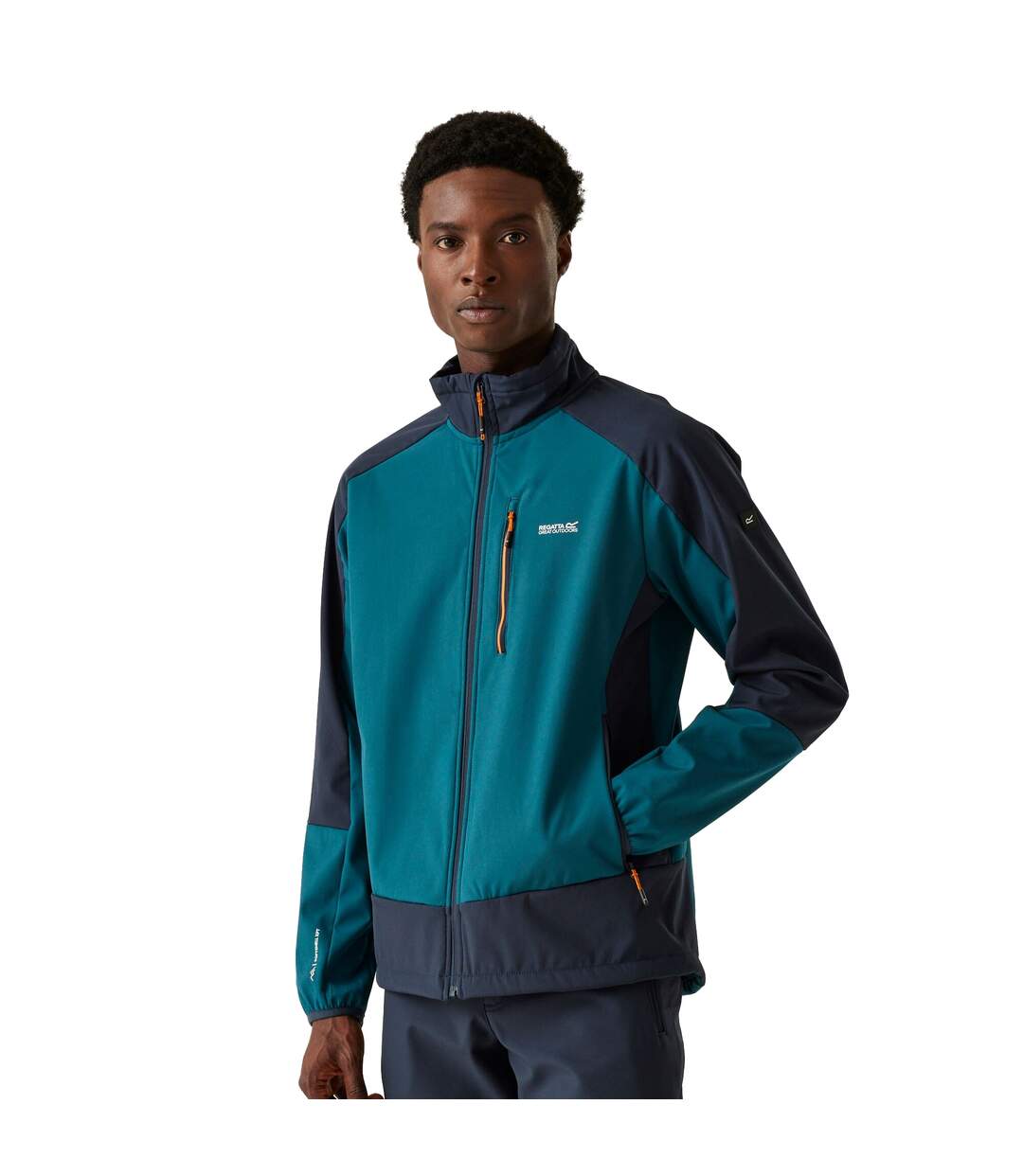 Veste softshell moutdale homme bleu marocain / bleu marine Regatta Regatta