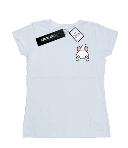 Disney - T-shirt ARISTOCATS MARIE BACKSIDE BREAST PRINT - Femme (Blanc) - UTBI15562