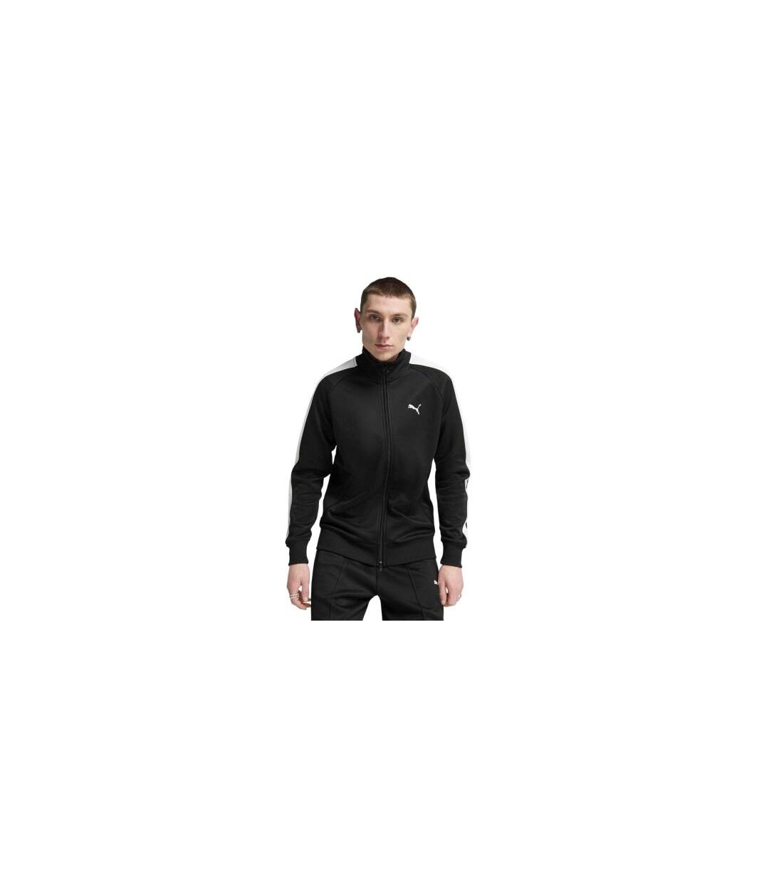 Mens Always On Track Jacket  Black Puma-1